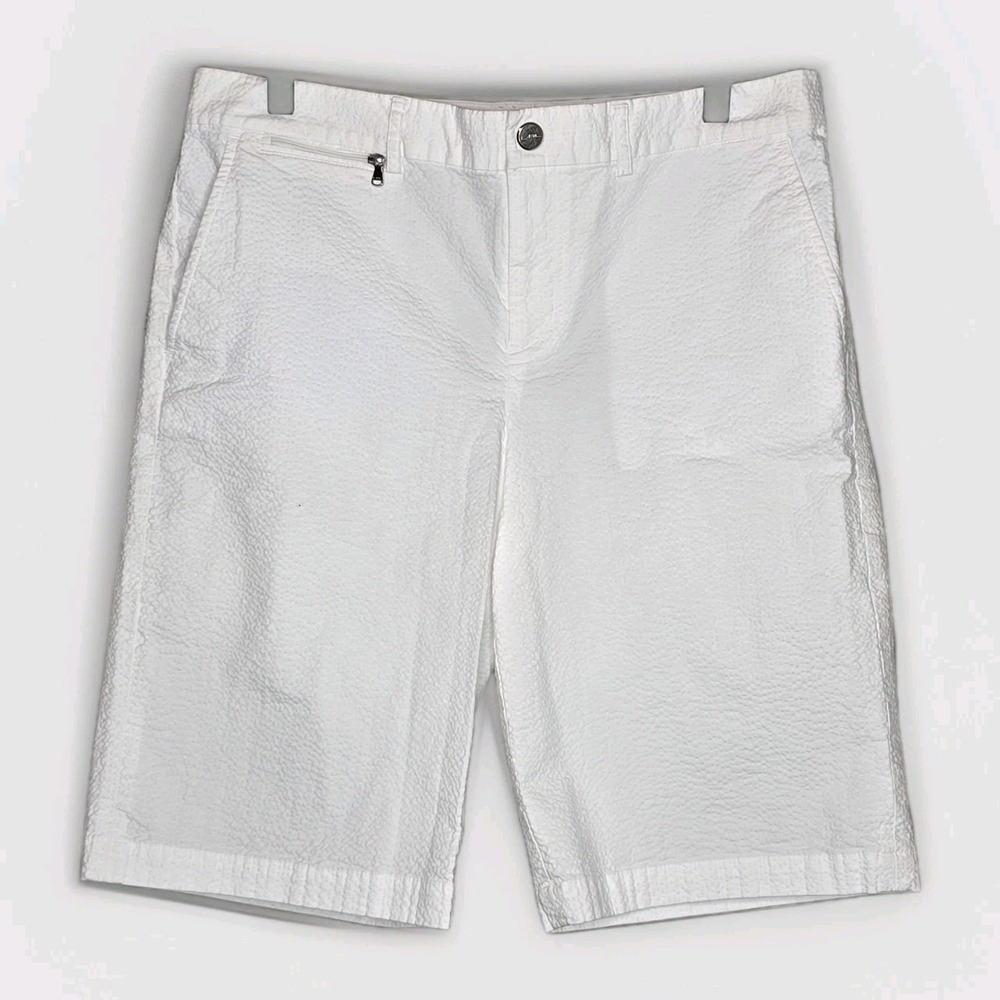 Classic White Women's Bermuda Shorts